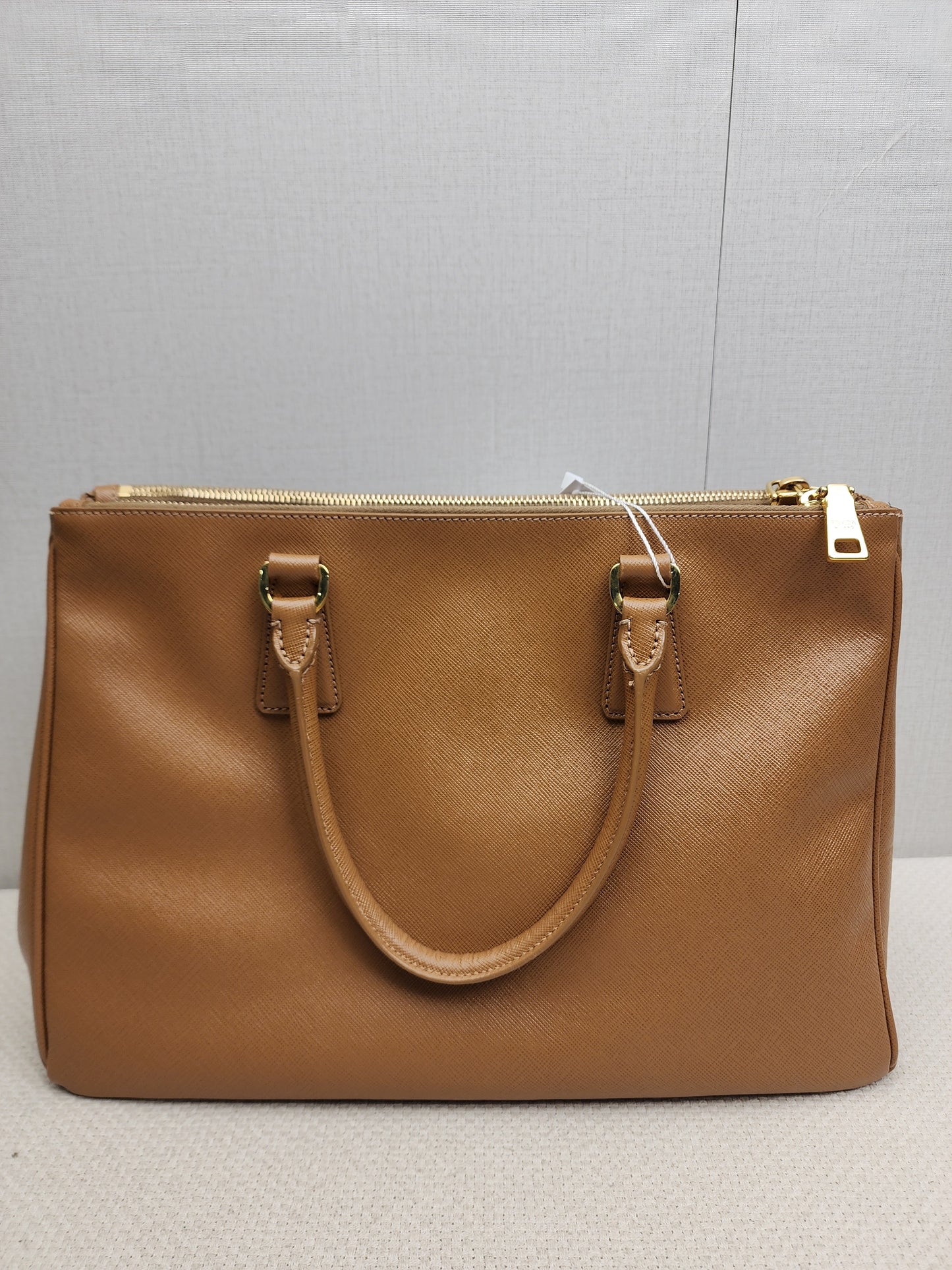 Prada Brown Saffiano Large Galleria Tote