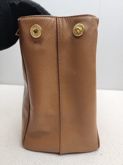 Prada Brown Saffiano Large Galleria Tote
