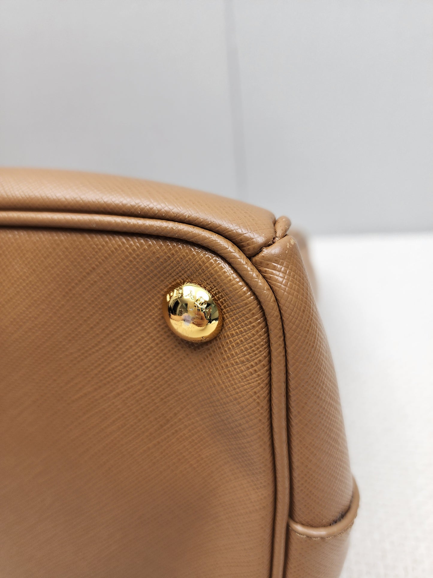 Prada Brown Saffiano Large Galleria Tote