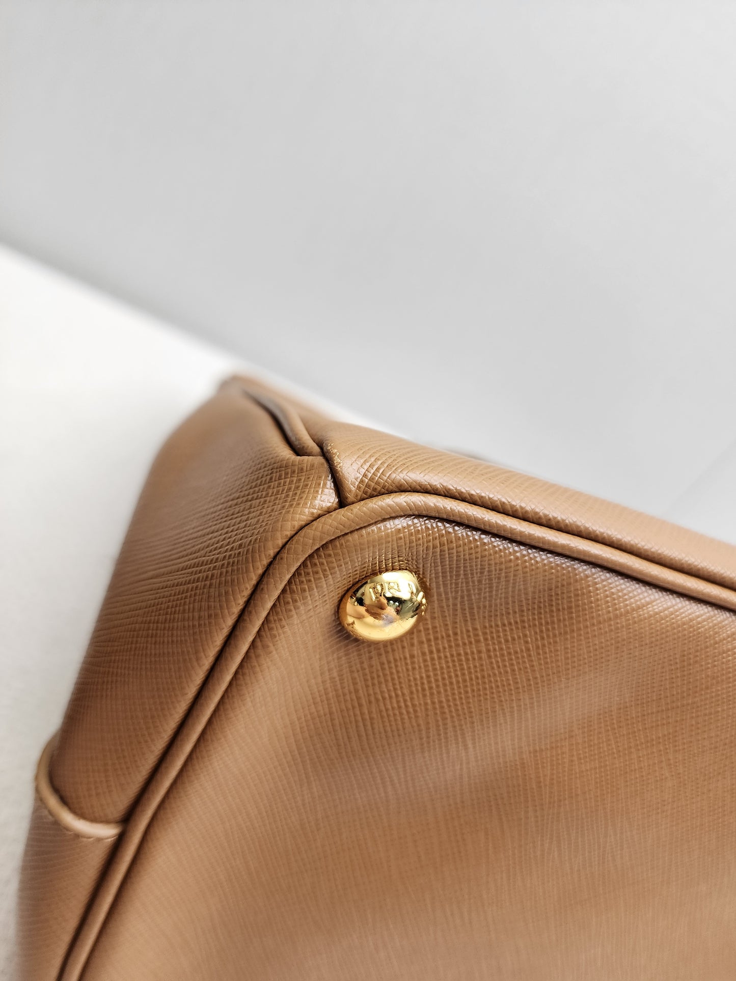 Prada Brown Saffiano Large Galleria Tote