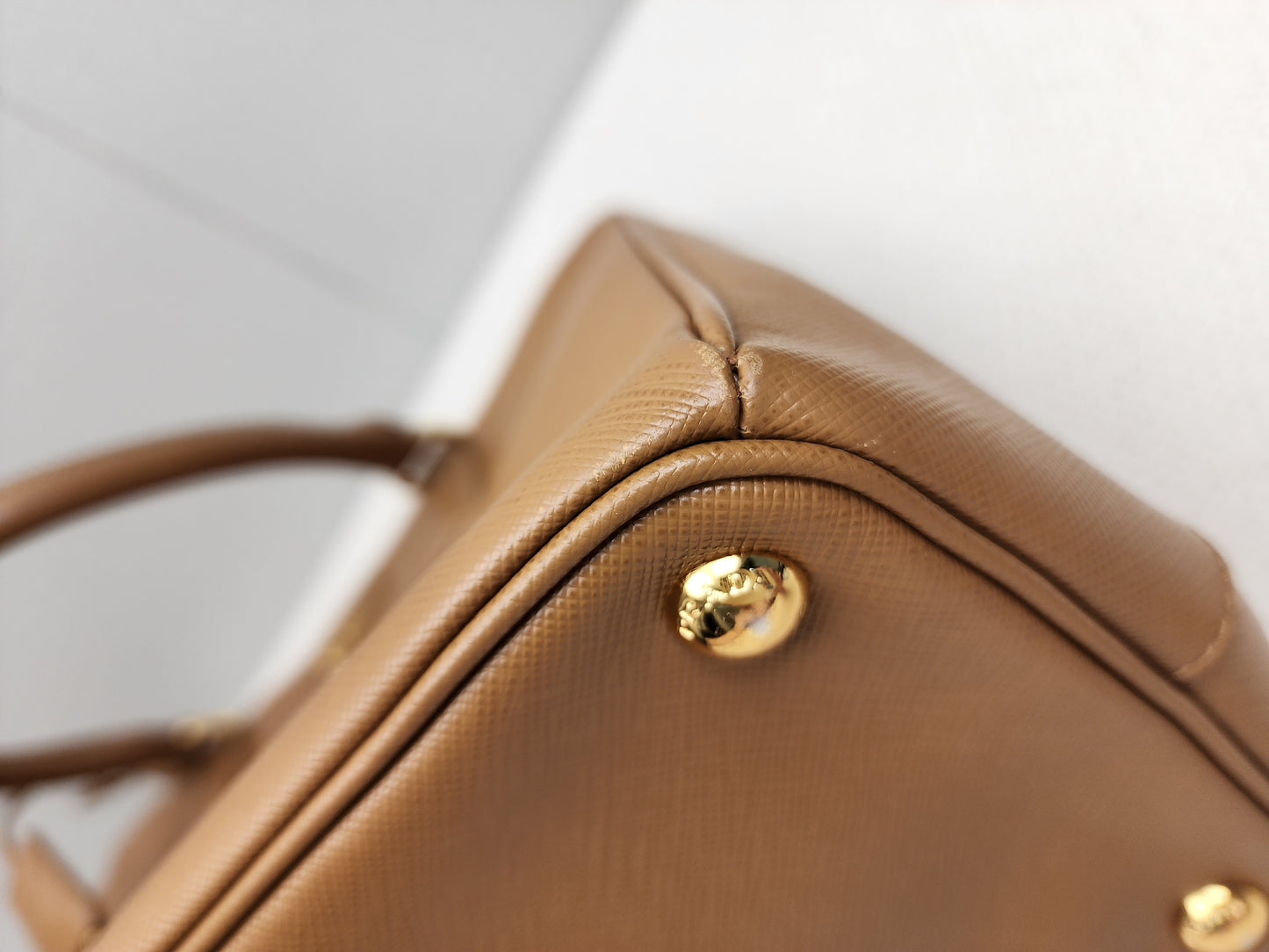 Prada Brown Saffiano Large Galleria Tote
