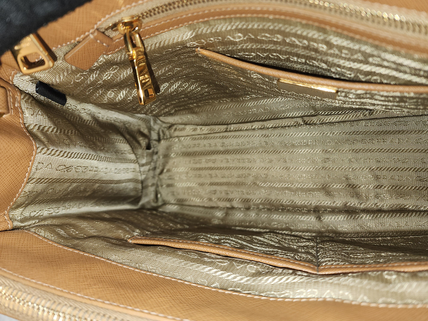 Prada Brown Saffiano Large Galleria Tote