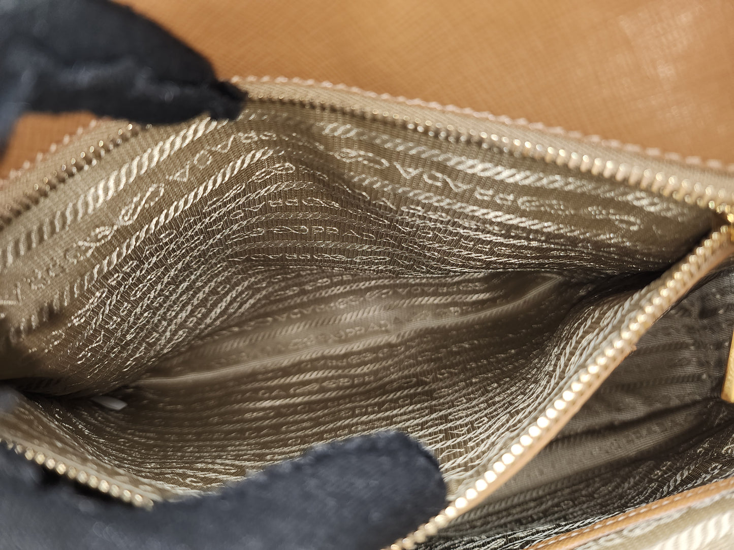 Prada Brown Saffiano Large Galleria Tote