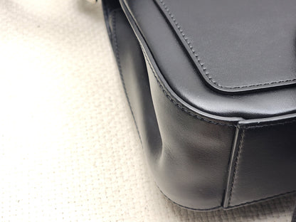 Chloe Black Calfskin Small C Crossbody Bag (GHW)