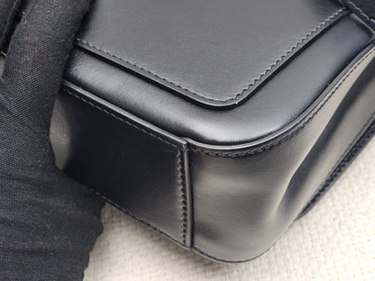 Chloe Black Calfskin Small C Crossbody Bag (GHW)