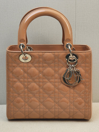 Dior Nude Patent Medium Lady Dior (SHW)