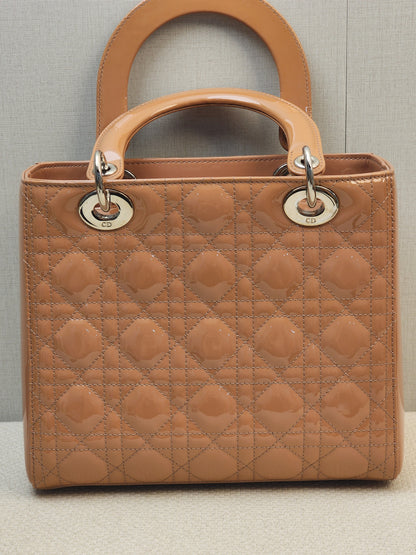 Dior Nude Patent Medium Lady Dior (SHW)