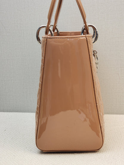 Dior Nude Patent Medium Lady Dior (SHW)