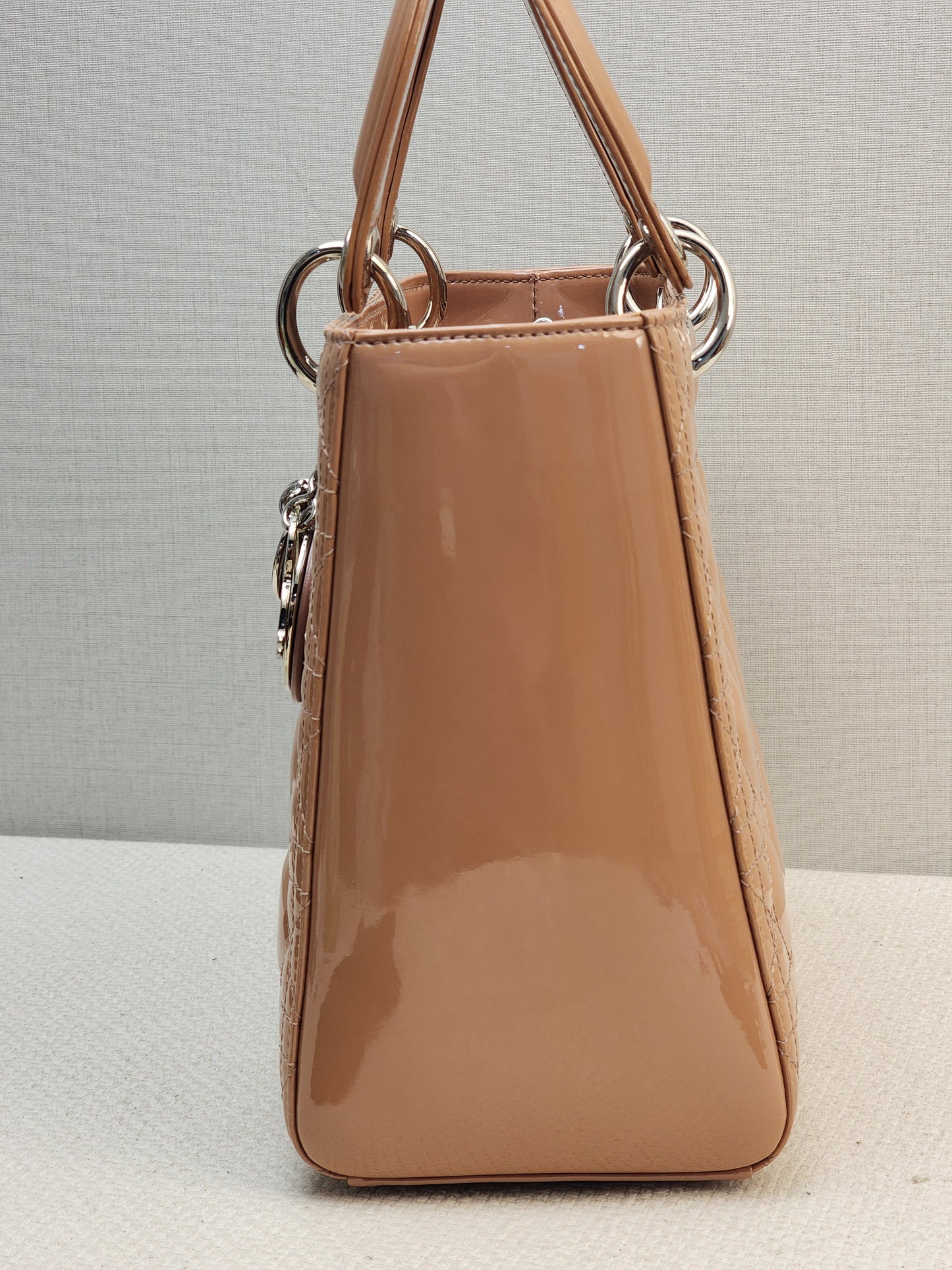Dior Nude Patent Medium Lady Dior (SHW)