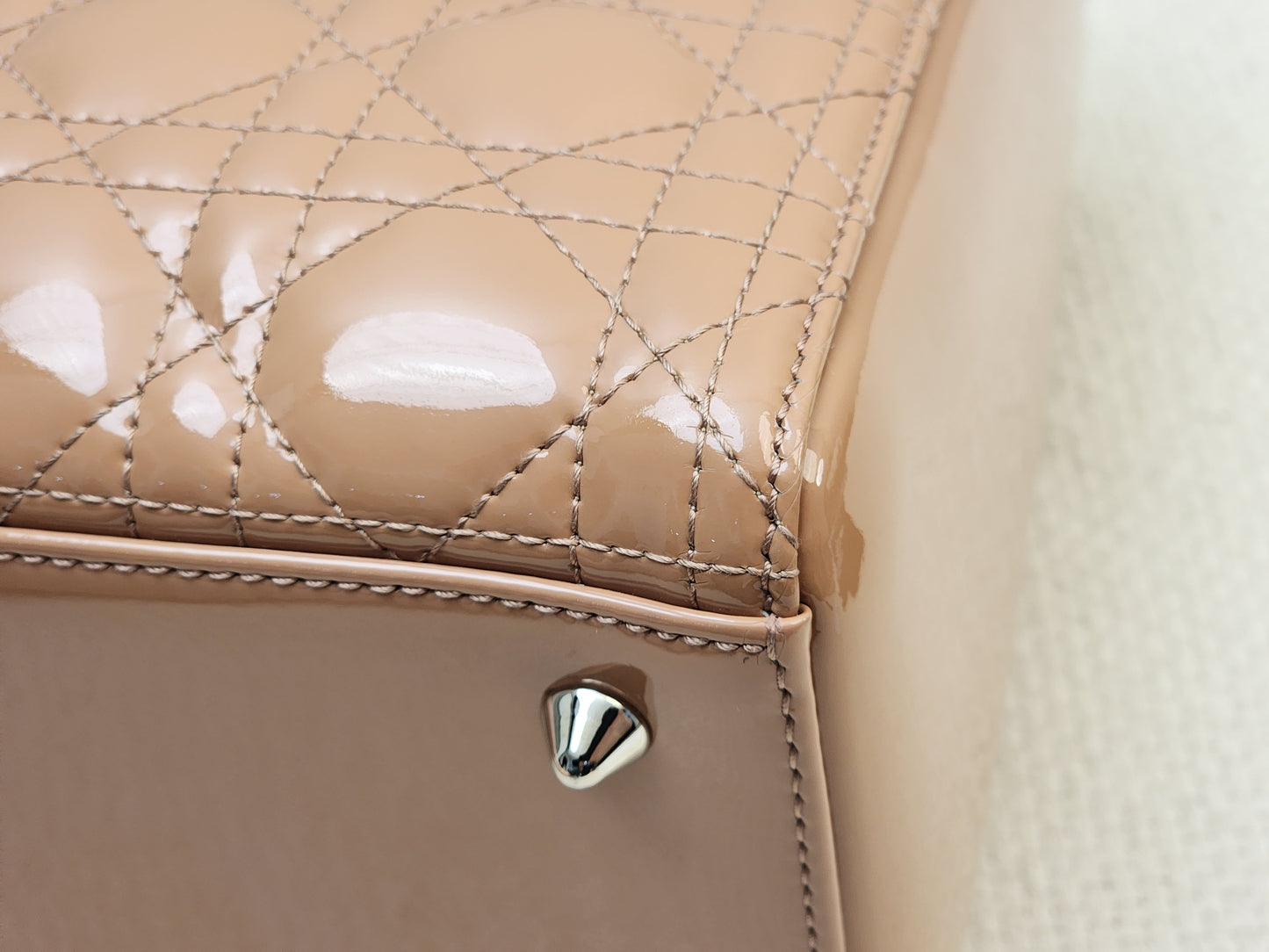 Dior Nude Patent Medium Lady Dior (SHW)