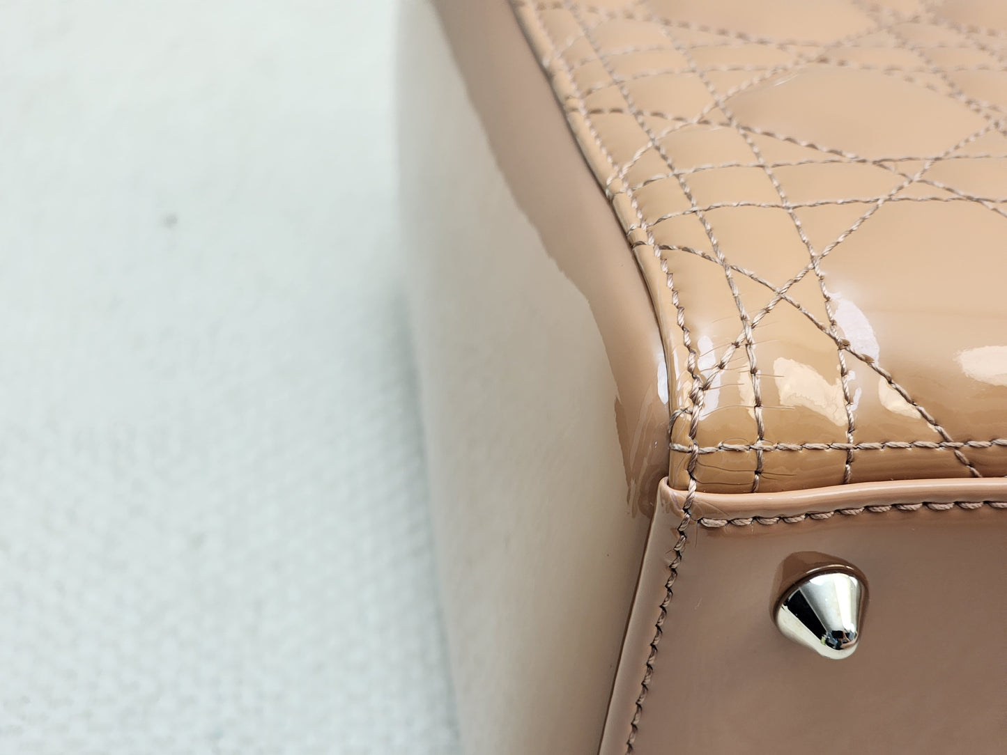 Dior Nude Patent Medium Lady Dior (SHW)