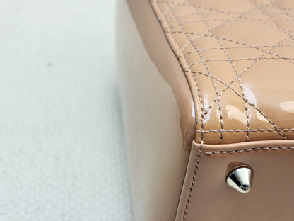 Dior Nude Patent Medium Lady Dior (SHW)