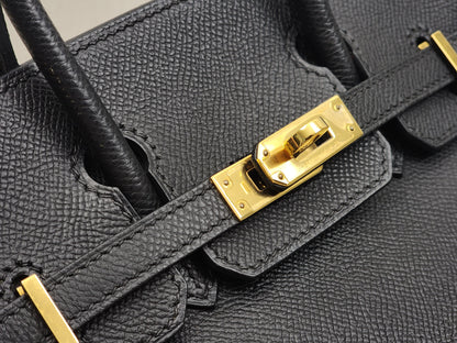 Hermes Black Epsom Birkin 25 (GHW)