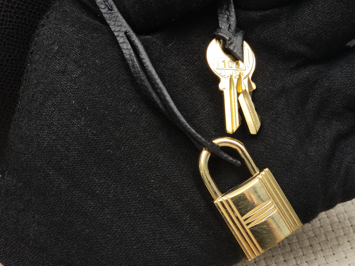 Hermes Black Epsom Birkin 25 (GHW)