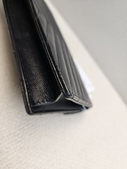 YSL Black Grain de Poudre Small Cassandre WOC (GHW)