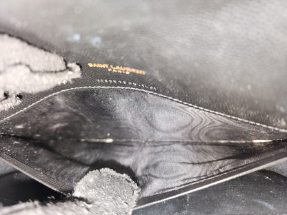 YSL Black Grain de Poudre Small Cassandre WOC (GHW)