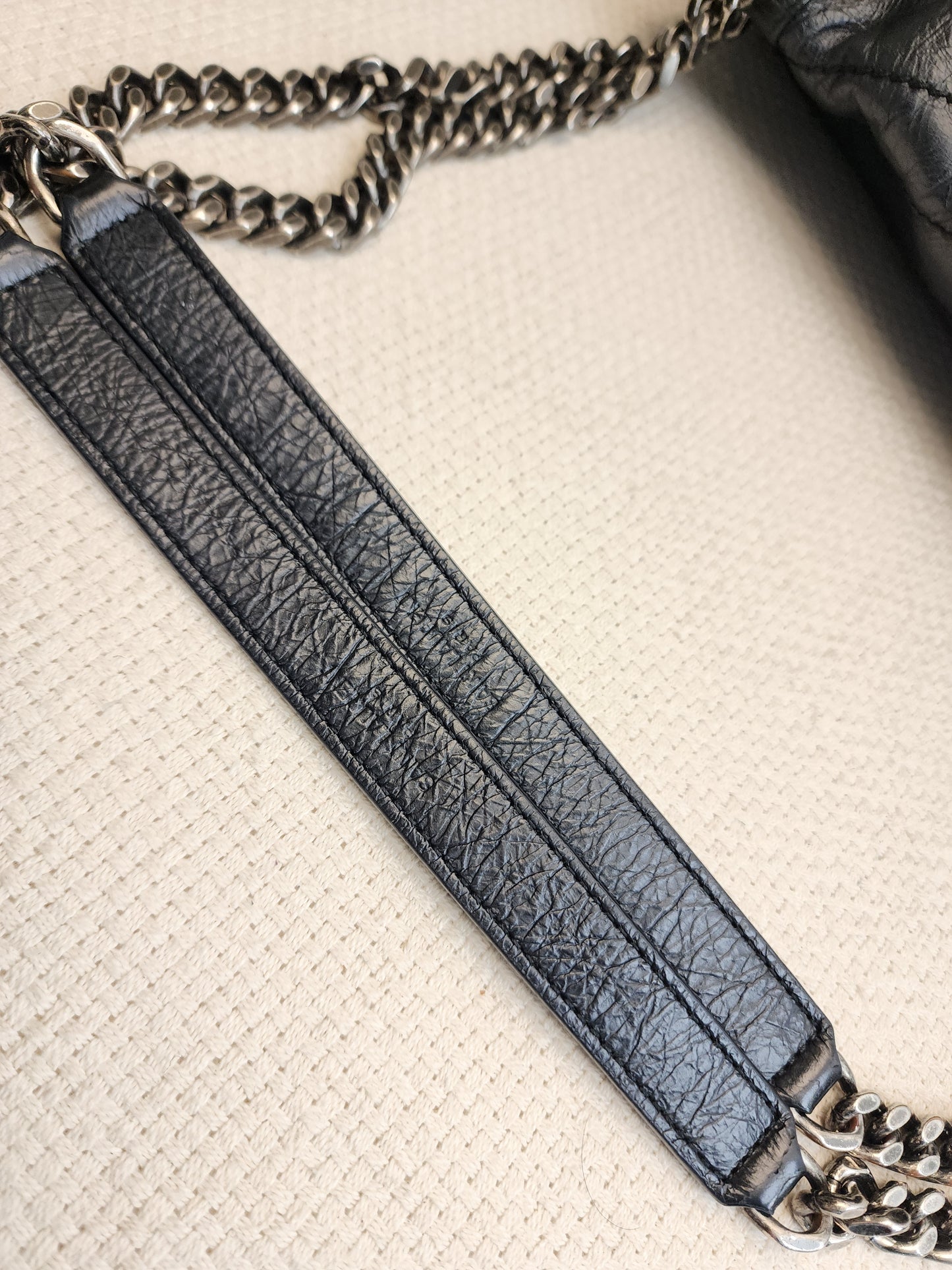 YSL Black Calfskin Medium Niki (RHW)