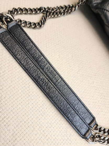 YSL Black Calfskin Medium Niki (RHW)