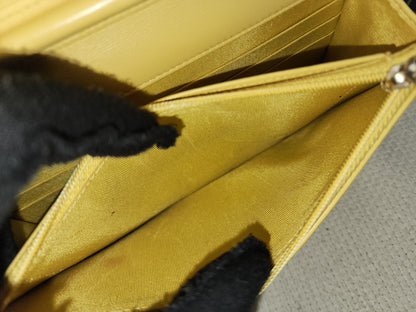 Chanel Yellow Lambskin Chevron Classic WOC (LGHW)