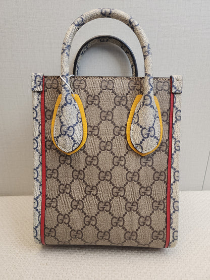 Gucci Supreme Canvas Exquisite Mini Vertical Tote