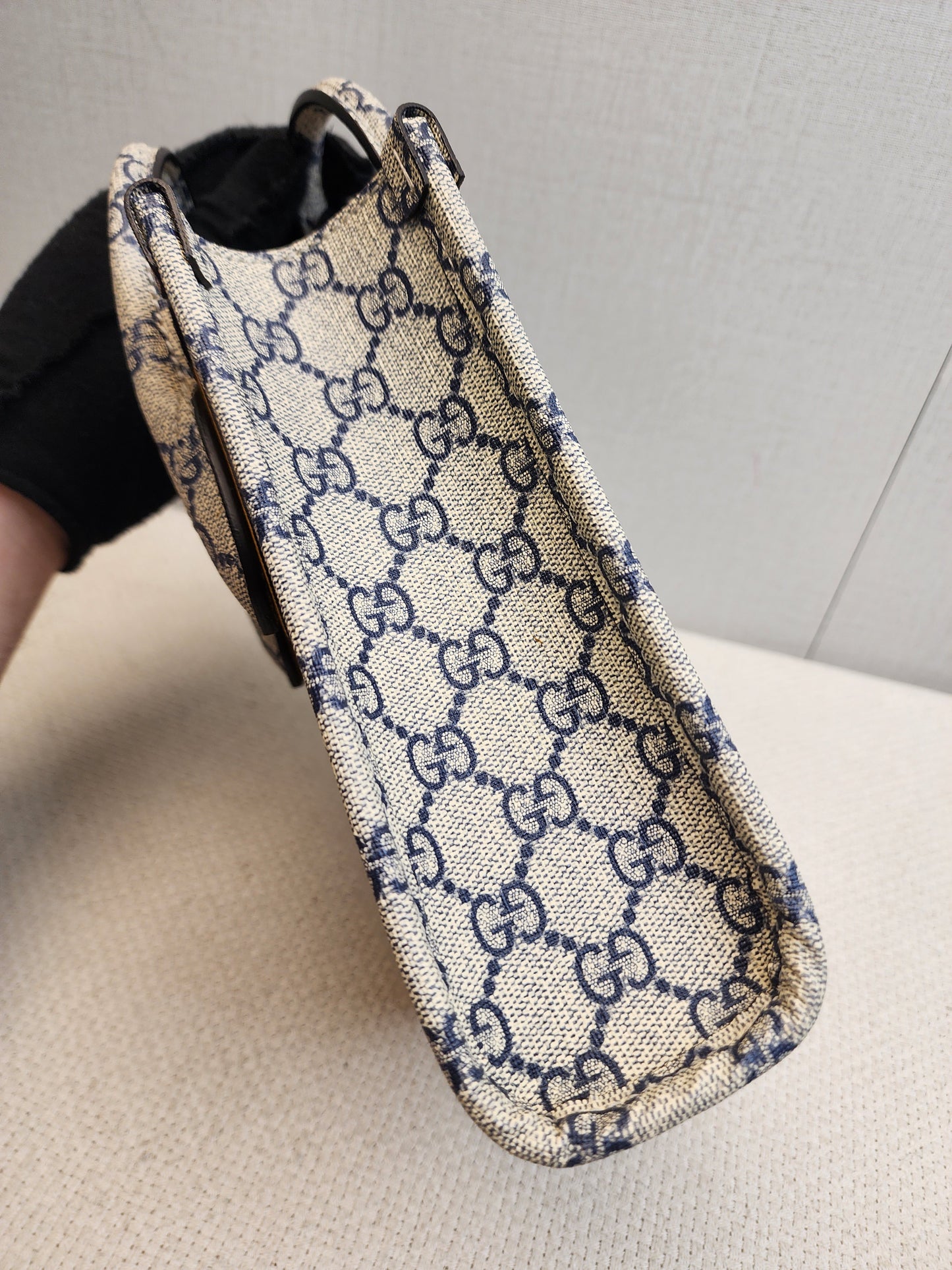 Gucci Supreme Canvas Exquisite Mini Vertical Tote