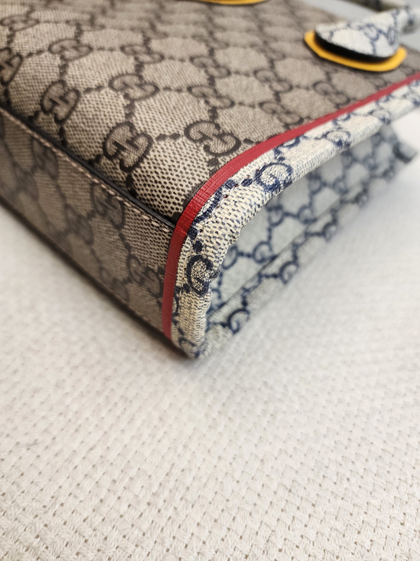 Gucci Supreme Canvas Exquisite Mini Vertical Tote