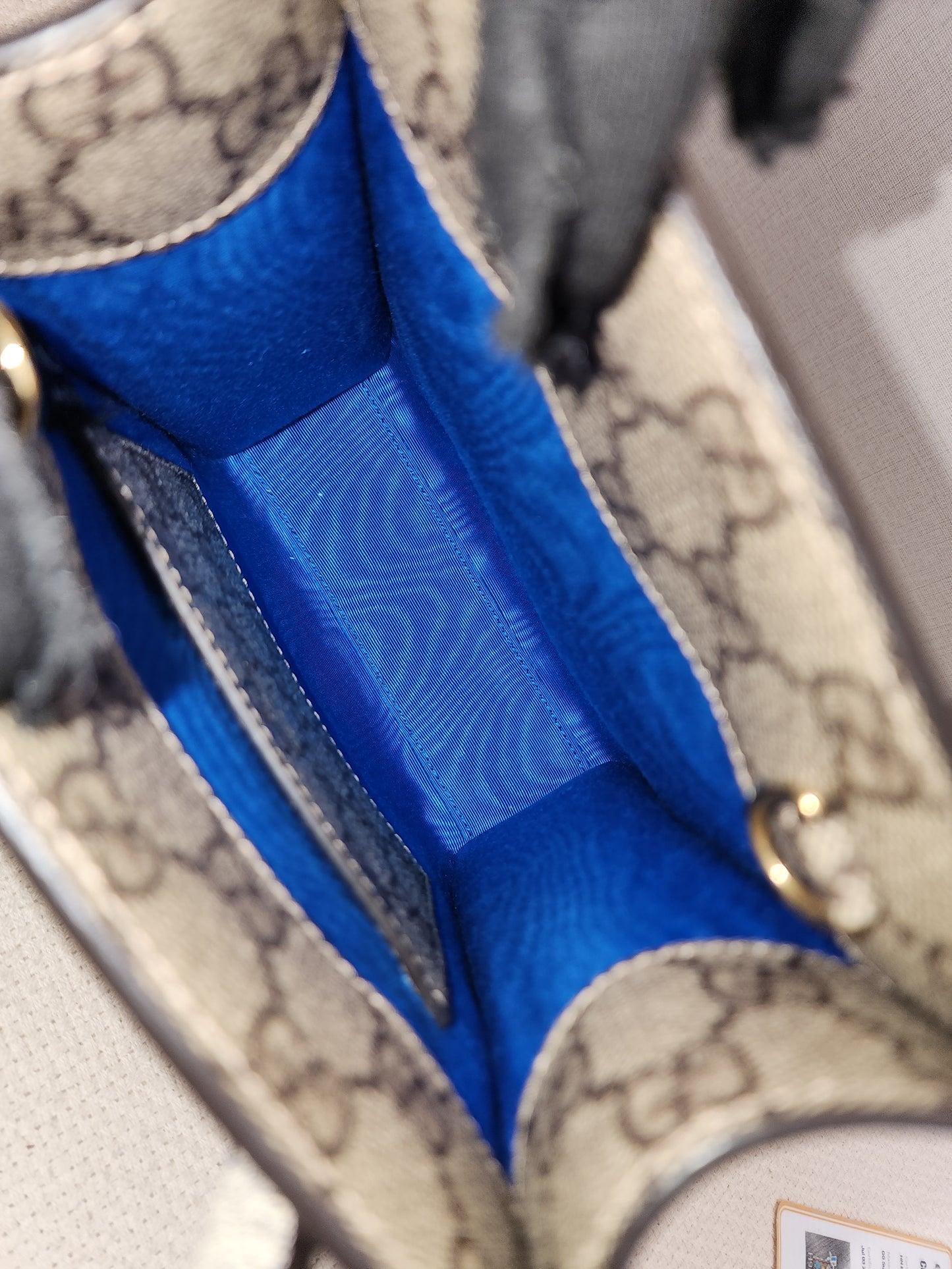 Gucci Supreme Canvas Exquisite Mini Vertical Tote