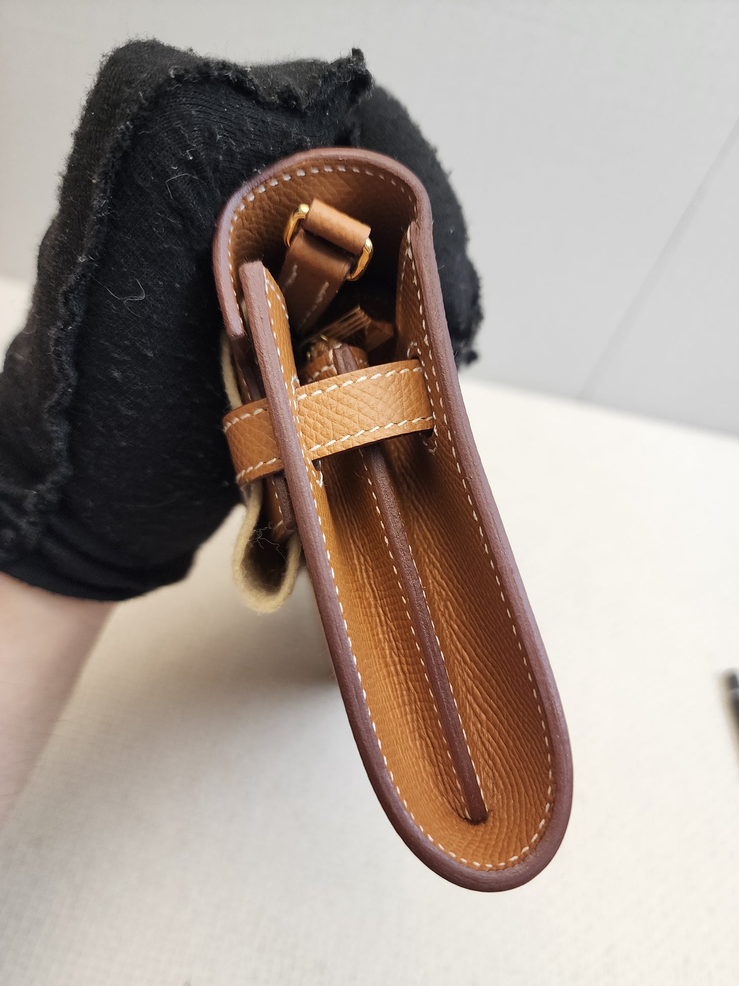 Hermes Gold Epsom Kelly To Go (GHW)