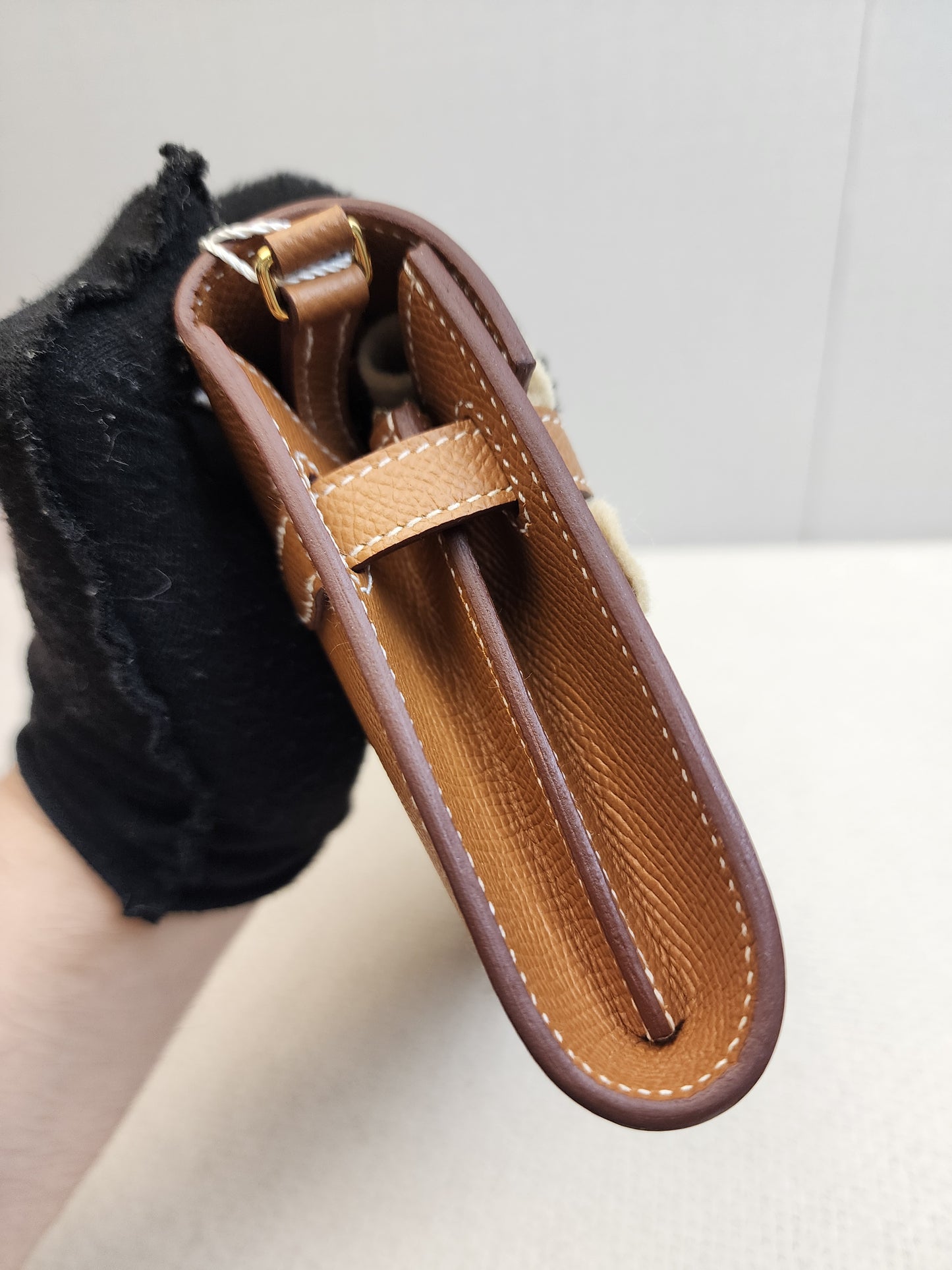 Hermes Gold Epsom Kelly To Go (GHW)
