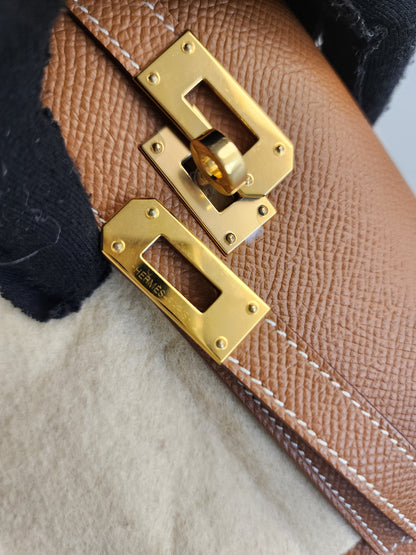 Hermes Gold Epsom Kelly To Go (GHW)