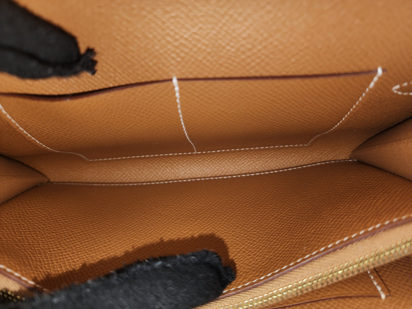 Hermes Gold Epsom Kelly To Go (GHW)