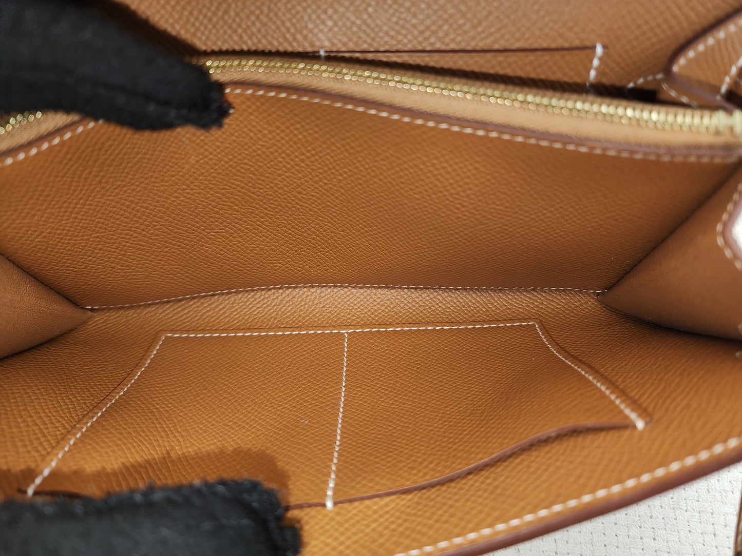 Hermes Gold Epsom Kelly To Go (GHW)