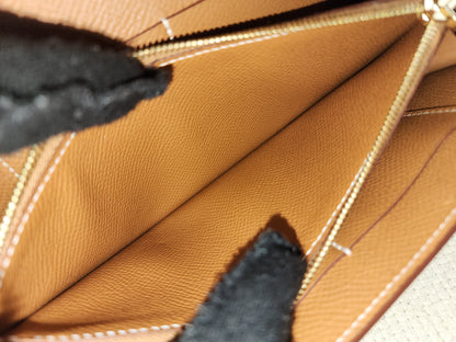 Hermes Gold Epsom Kelly To Go (GHW)