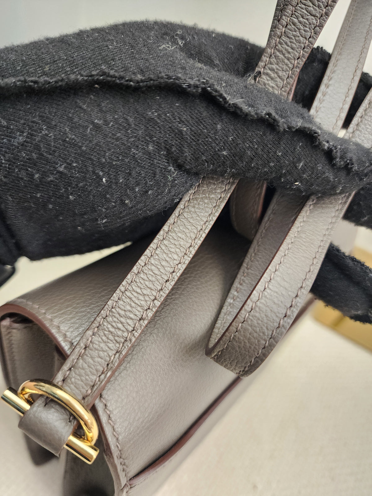 Hermes Etain Evercolor Mini Roulis (GHW)