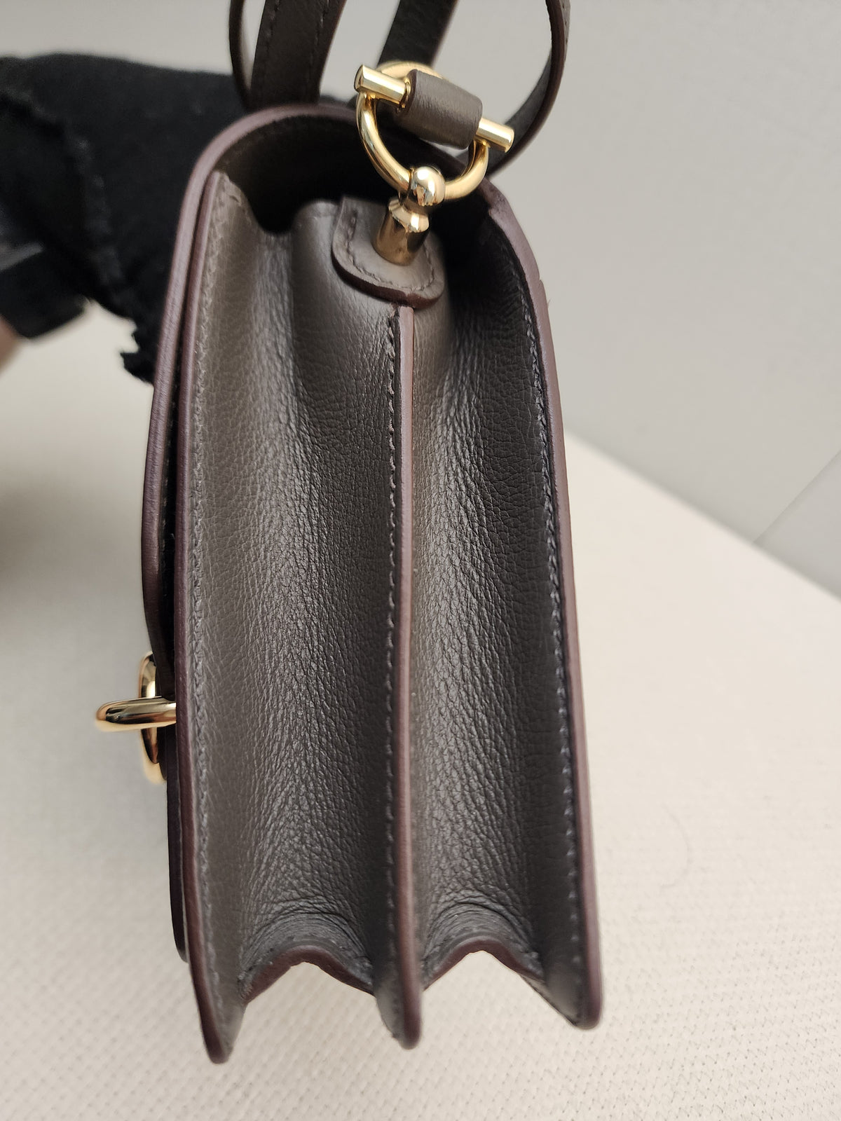 Hermes Etain Evercolor Mini Roulis (GHW)