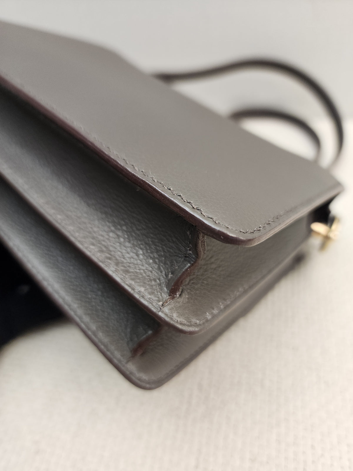 Hermes Etain Evercolor Mini Roulis (GHW)