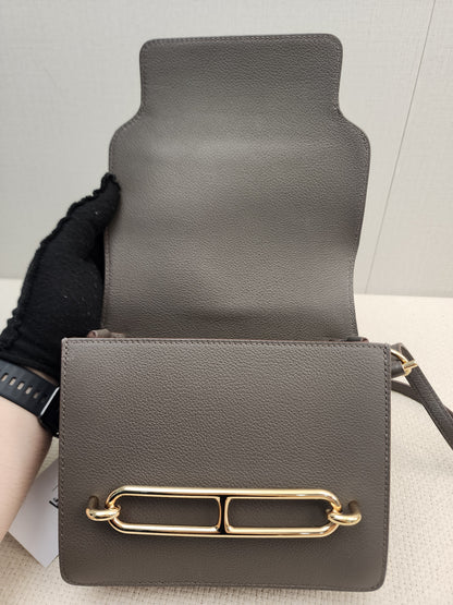 Hermes Etain Evercolor Mini Roulis (GHW)