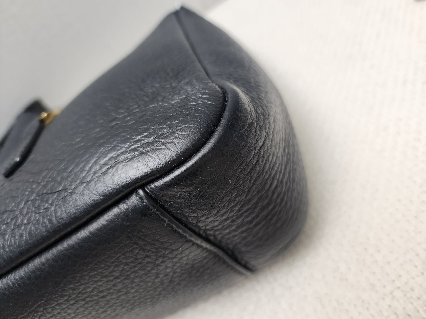 YSL Black Calfskin Baby Le 5 A 7 Hobo (GHW)