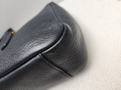 YSL Black Calfskin Baby Le 5 A 7 Hobo (GHW)