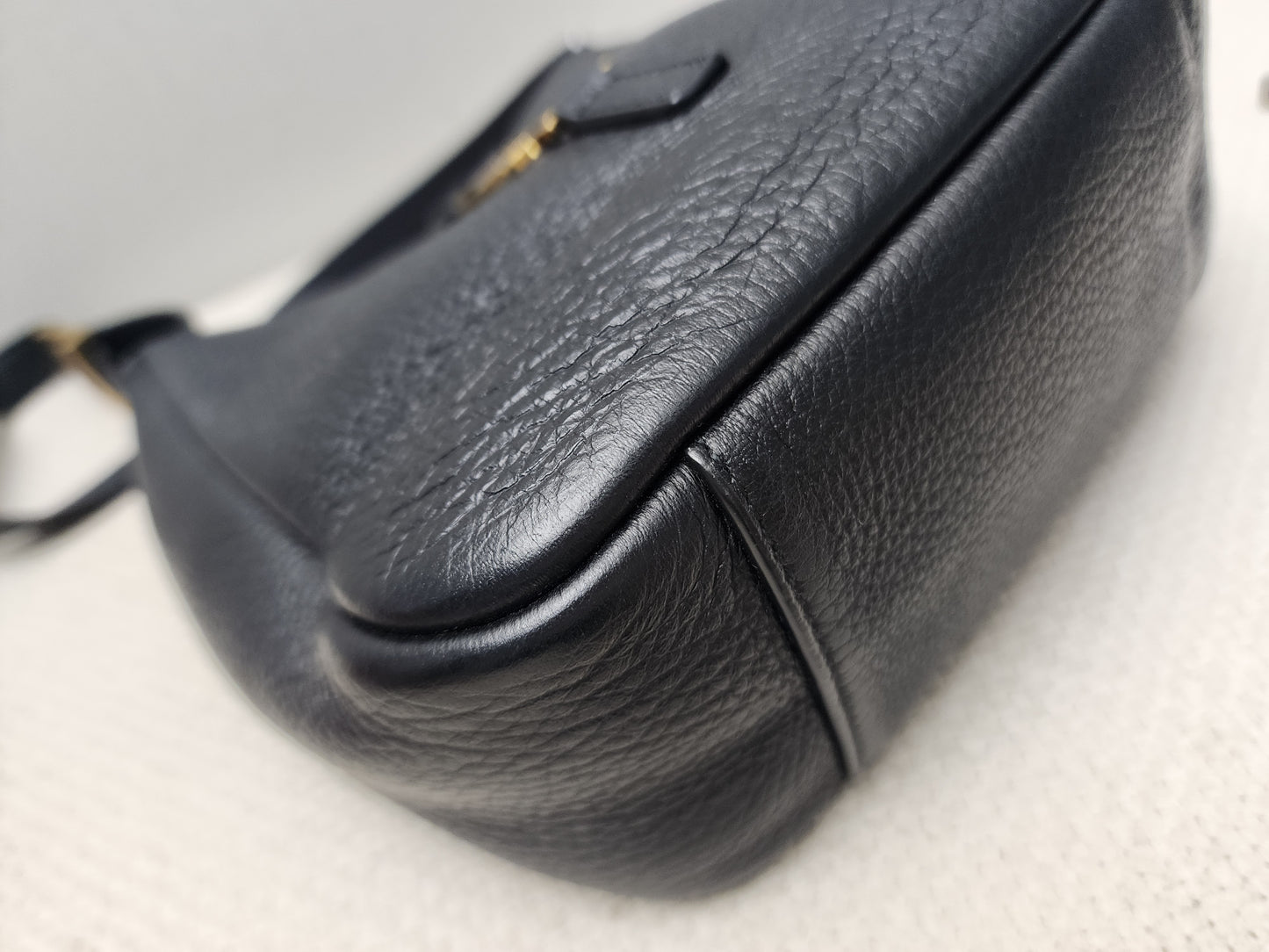 YSL Black Calfskin Baby Le 5 A 7 Hobo (GHW)
