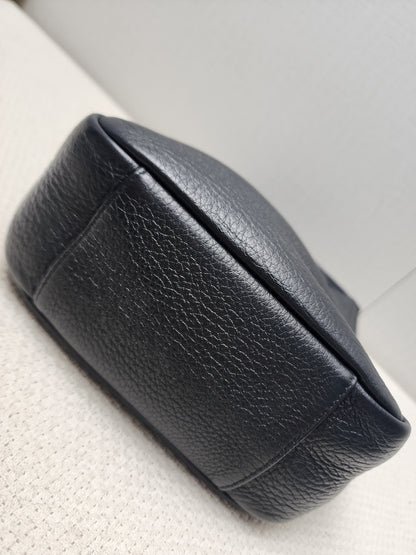 YSL Black Calfskin Baby Le 5 A 7 Hobo (GHW)