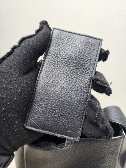 YSL Black Calfskin Baby Le 5 A 7 Hobo (GHW)