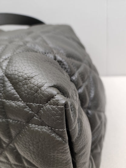 Dior Khaki Large Calfskin Macrocannage Toujours Bag (GHW)