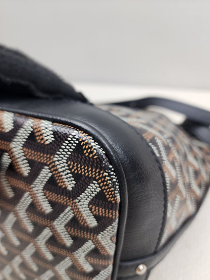 Goyard Black Goyardine Petit Flot Bucket Bag