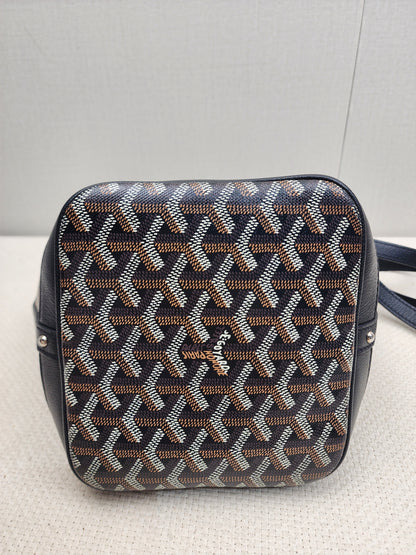 Goyard Black Goyardine Petit Flot Bucket Bag