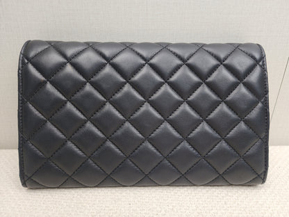 Versace Black Lambskin Quilted Medusa WOC (GHW)
