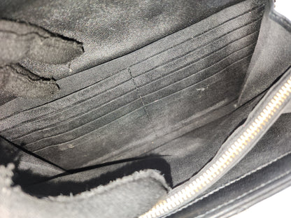 Versace Black Lambskin Quilted Medusa WOC (GHW)