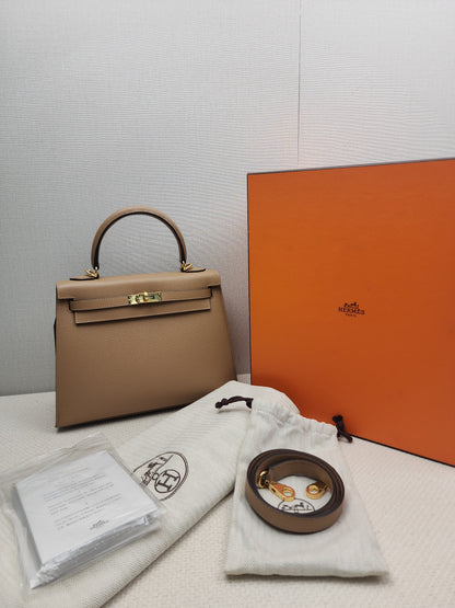 Hermes Epsom Chai Kelly 25 (GHW)