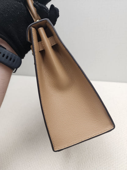 Hermes Epsom Chai Kelly 25 (GHW)