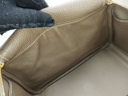 Hermes Etoupe Lindy 26 (GHW)